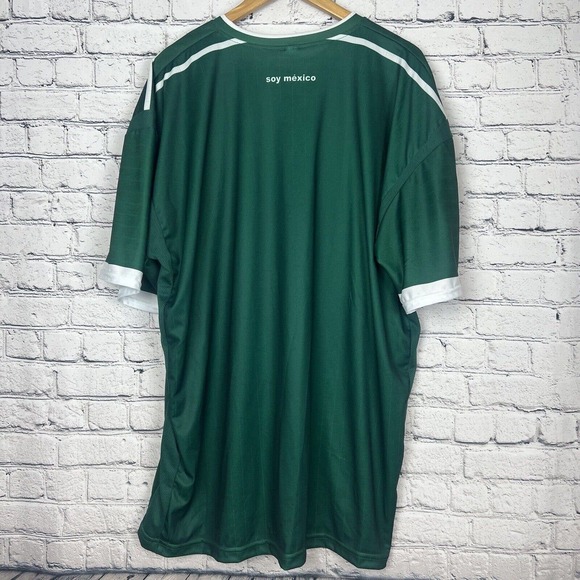 CAFU Football Soccer Mexico Shirt Jersey Logo Soy Mexico Sz XXL - Picture 5 of 8